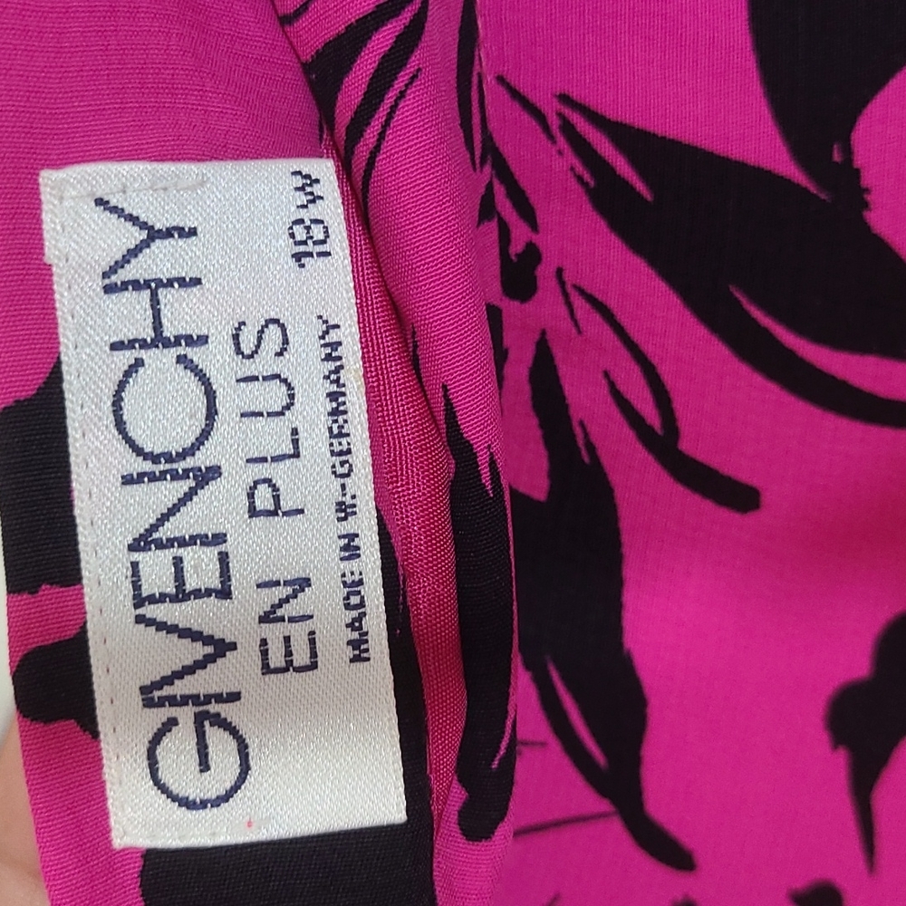 Givenchy En Plus Floral Print Top And Skirt Set Size 18W - Picture 13 of 14